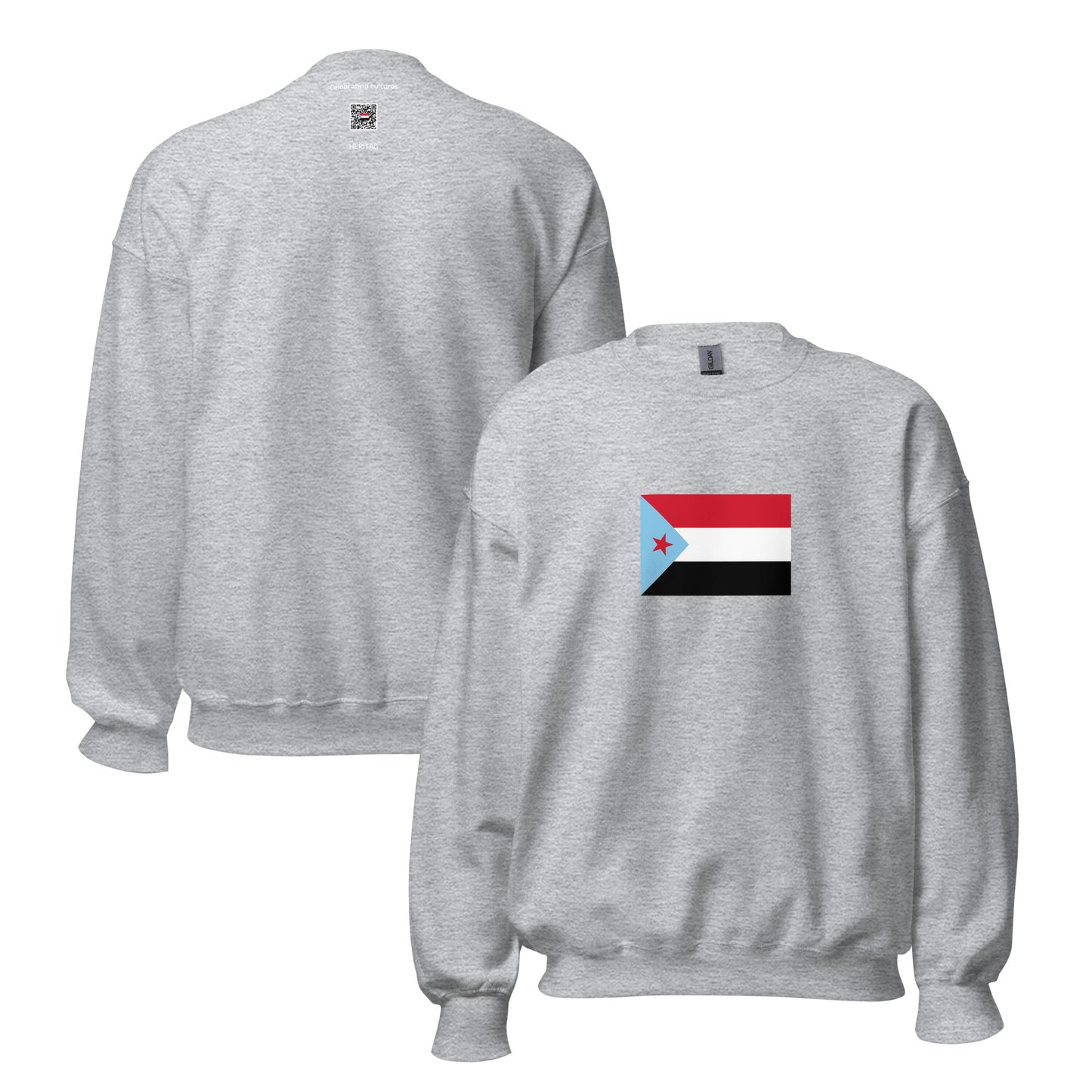 Yemen - People's Democratic Republic of Yemen (South) (1967-1990) | Historical Yemeni Flag Interactive Sweatshirt
