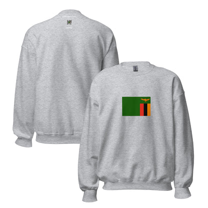 Zambia - Republic of Zambia (1964-1996) | Historical Zambian Flag Interactive Sweatshirt