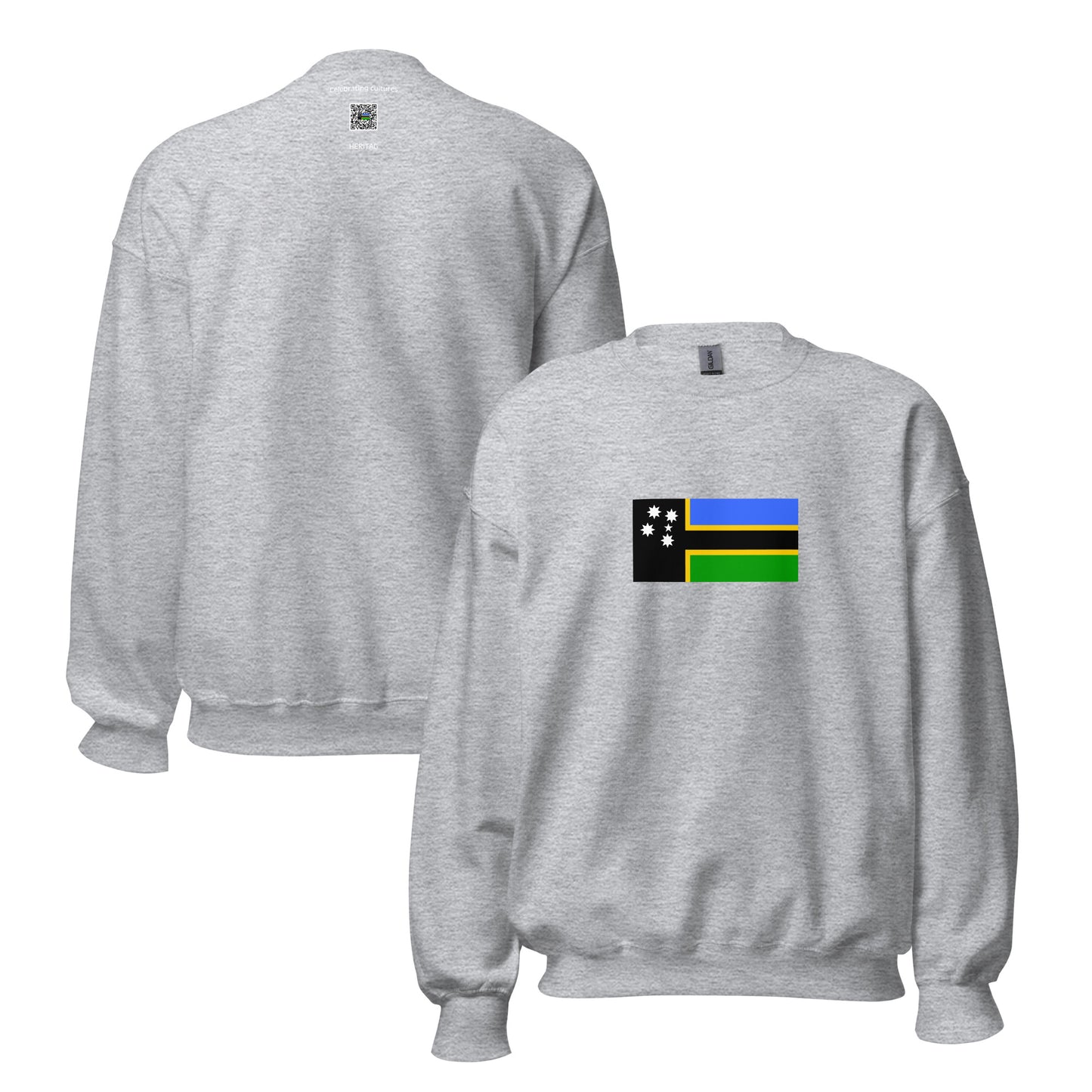 Australia - South Sea Islanders | Native Australian Flag Interactive Sweatshirt