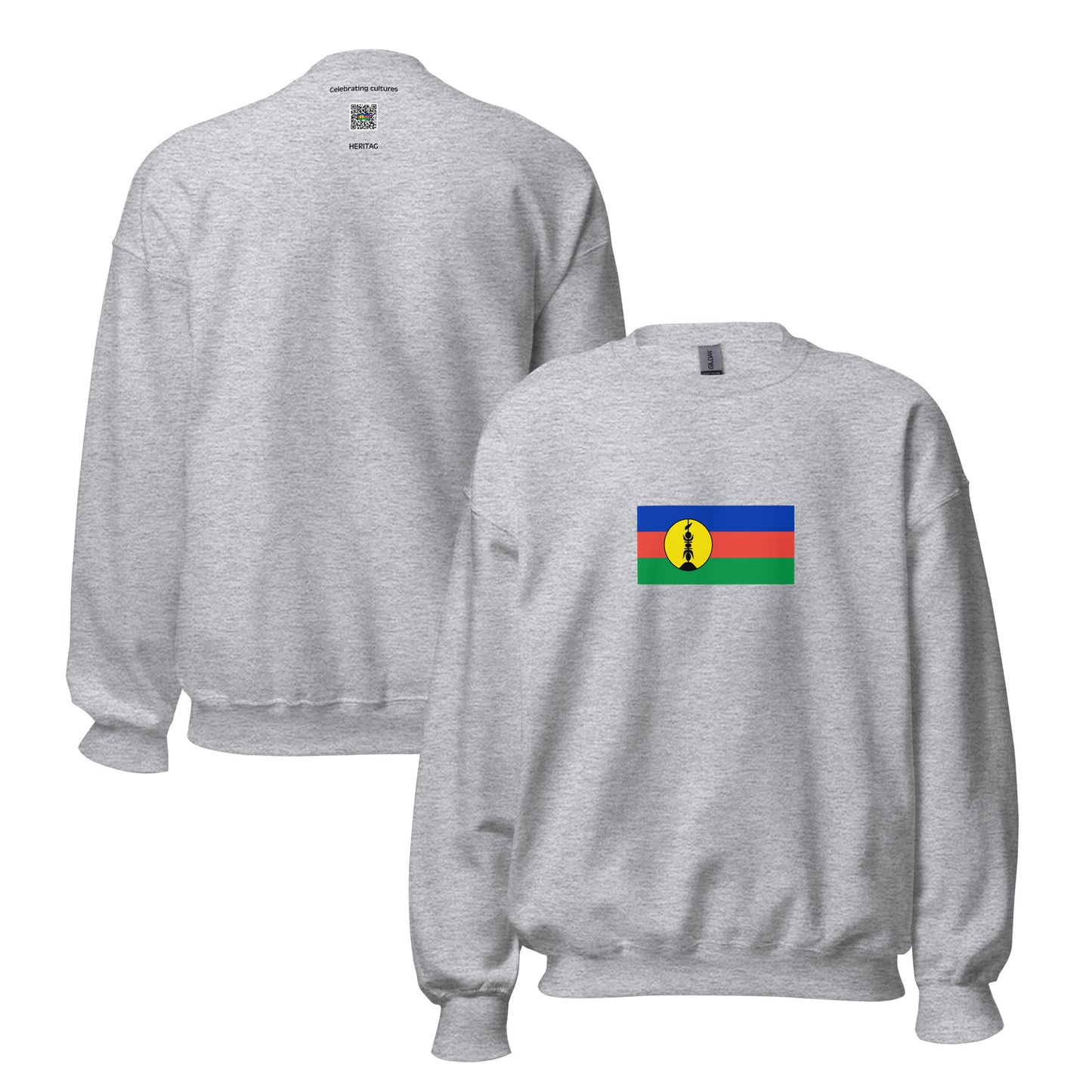 France - Kanak People | Ethnic French Flag Interactive Sweatshirt