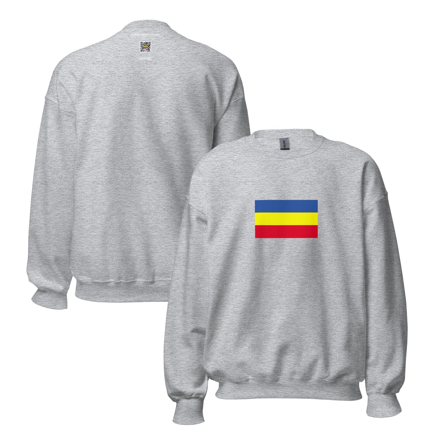 Germany - Mecklenburgisch People | Ethnic German Flag Interactive Sweatshirt