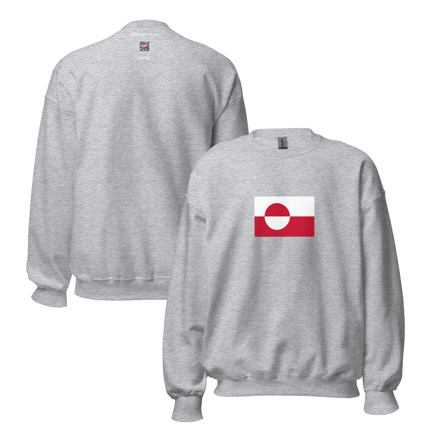 Greenland - Greenlandic Inuits | Indigenous Greenland Flag Interactive Sweatshirt