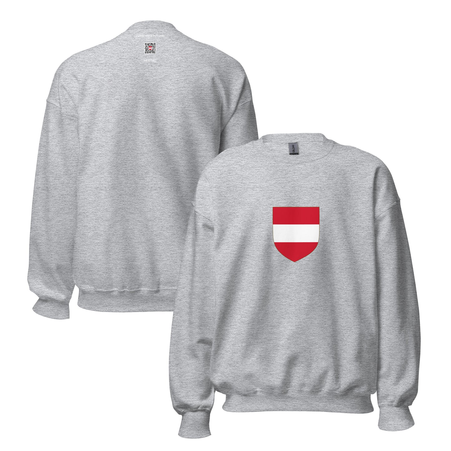 Austria - House of Habsburg (1282-1918) | Historical Austrian Flag Interactive Sweatshirt