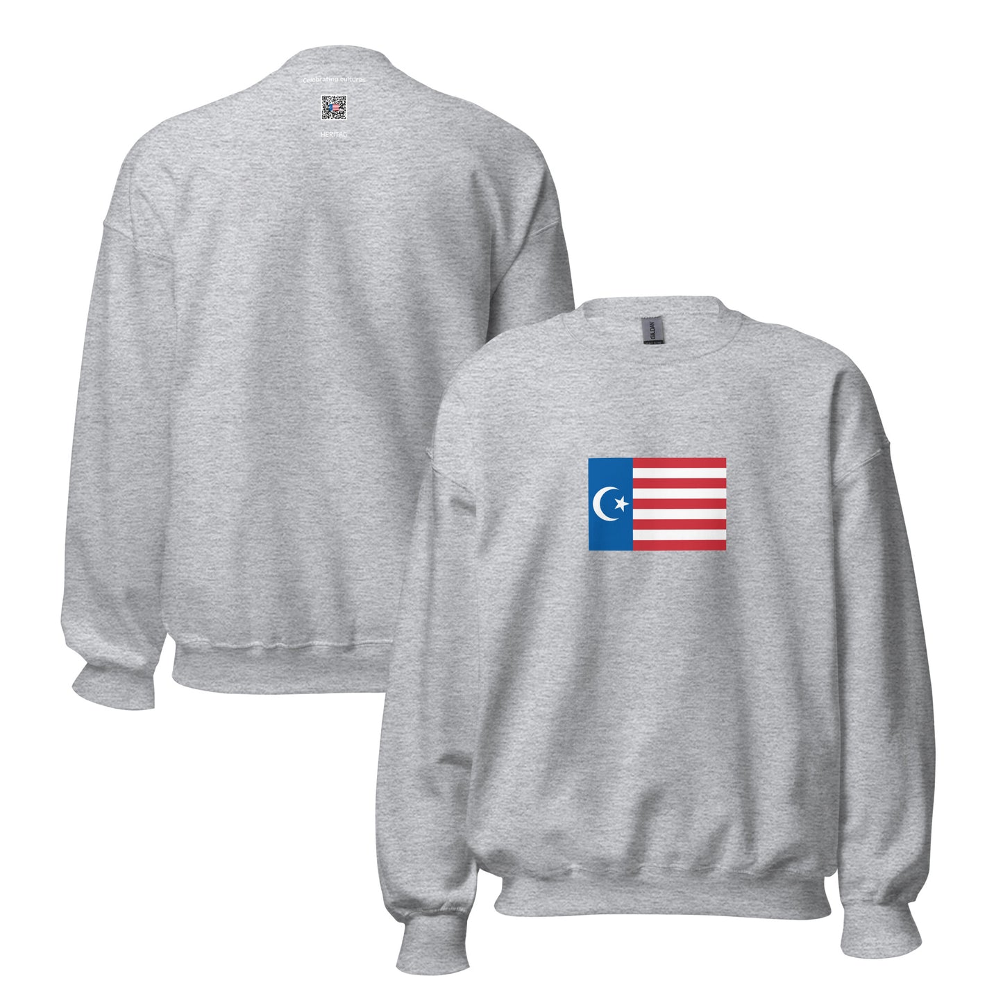 Malaysia - Chams (Champa People) | Ethnic Malaysian Flag Interactive Sweatshirt