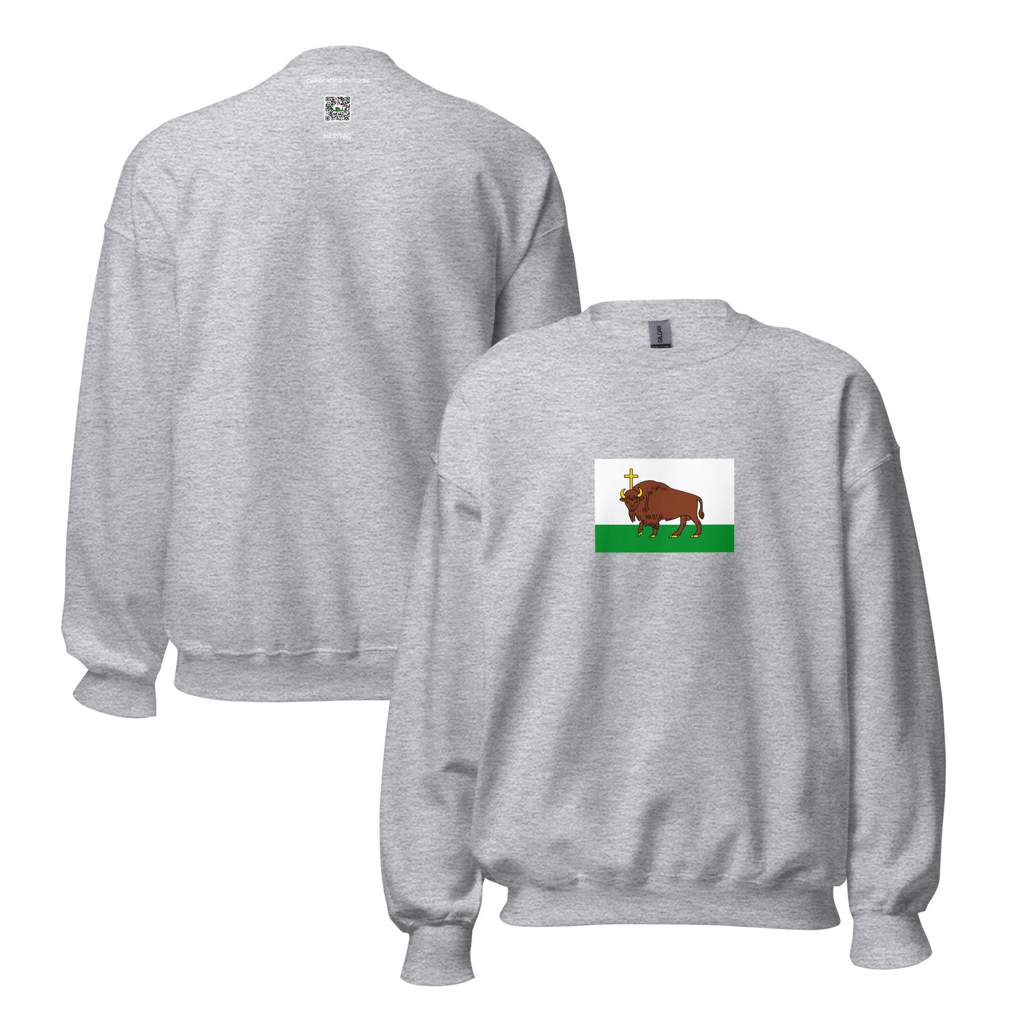 Lithuania - Republic of Perloja (1918-1923) | Historical Lithuanian Flag Interactive Sweatshirt