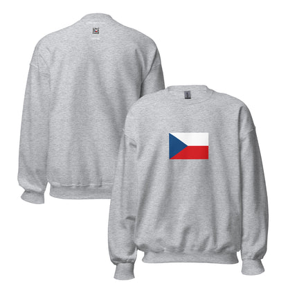 Czech Republic - Czechoslovakia (1918-1992) | Historical Czech Flag Interactive Sweatshirt