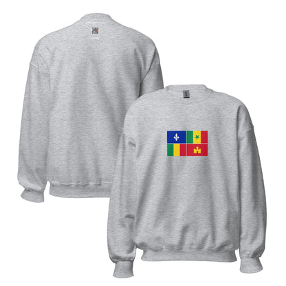 Haiti - Haitian Creole | Ethnic Haitian Flag Interactive Sweatshirt