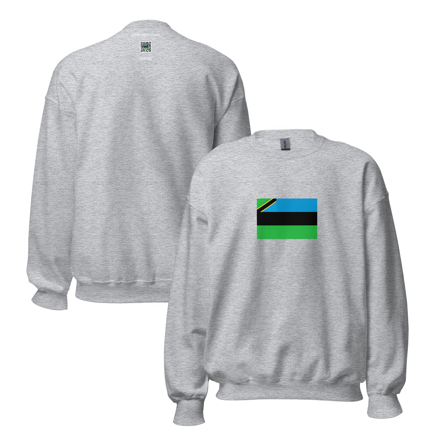 Oman - Zanzibar People | Ethnic Omani Flag Interactive Sweatshirt