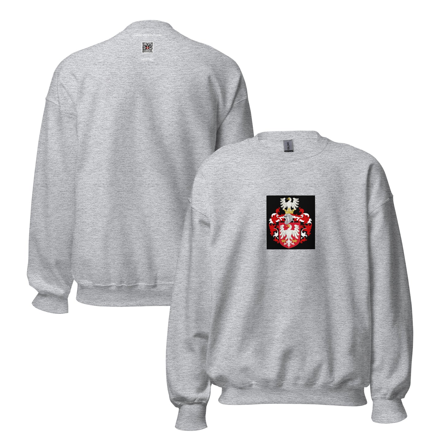 Poland - Piast Dynasty (960-1370) | Historical Polish Flag Interactive Sweatshirt