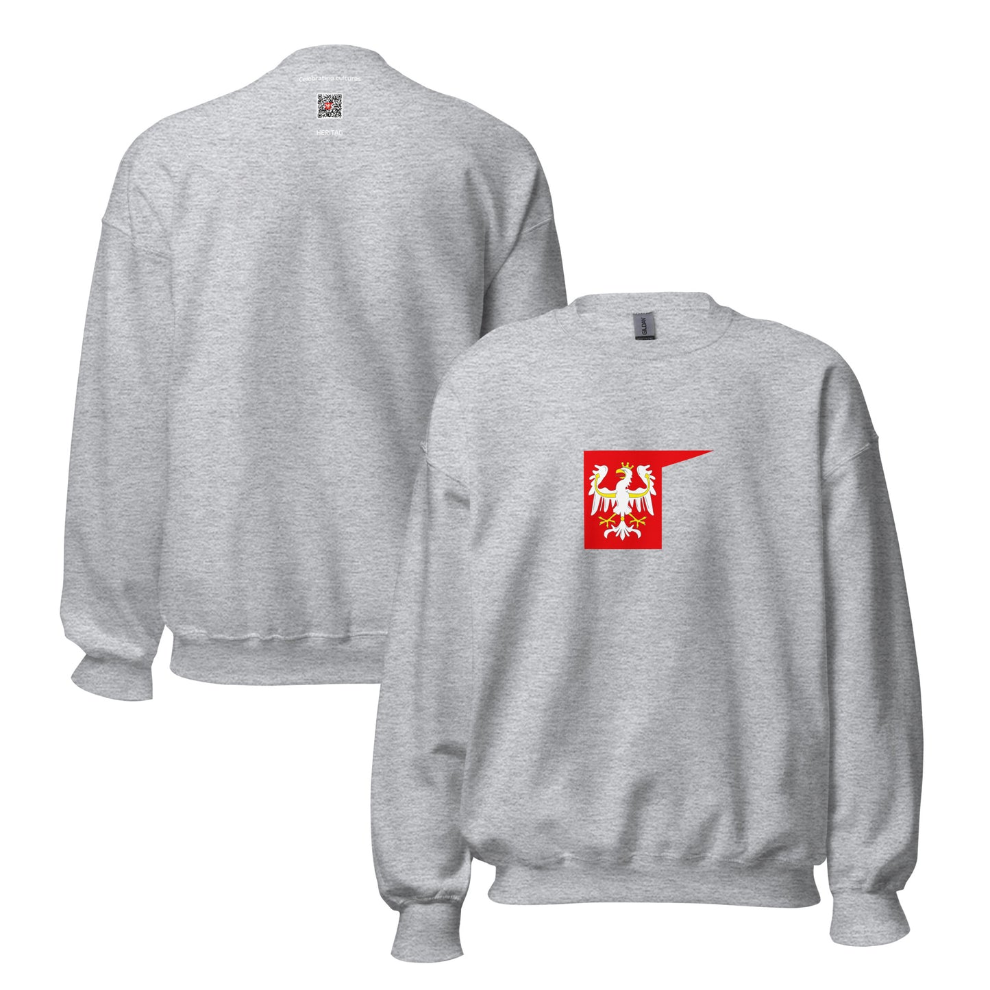 Poland - Kingdom of Poland (1025-1795) | Historical Polish Flag Interactive Sweatshirt