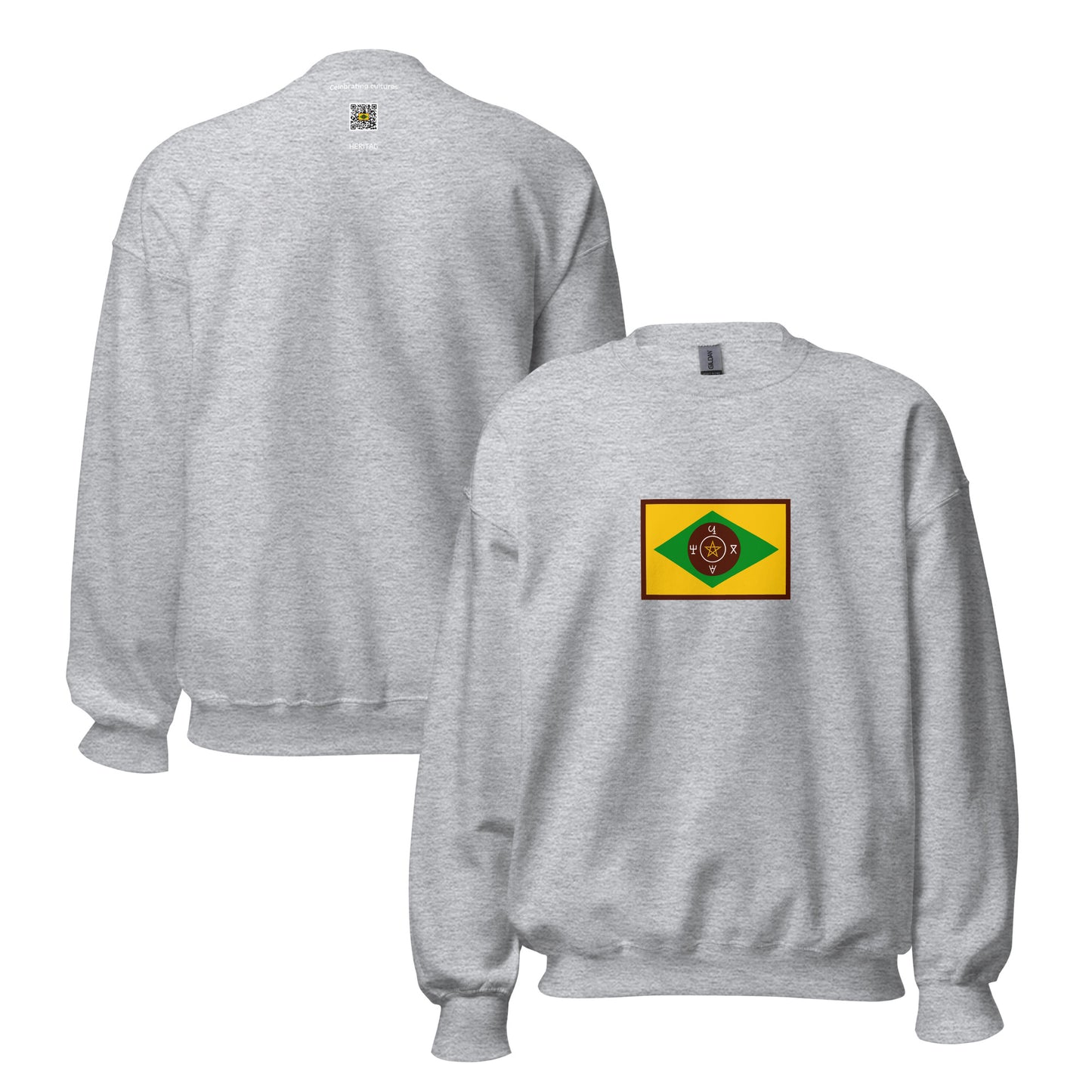 Sudan - Zaghawa People | Ethnic Sudanese Flag Interactive Sweatshirt