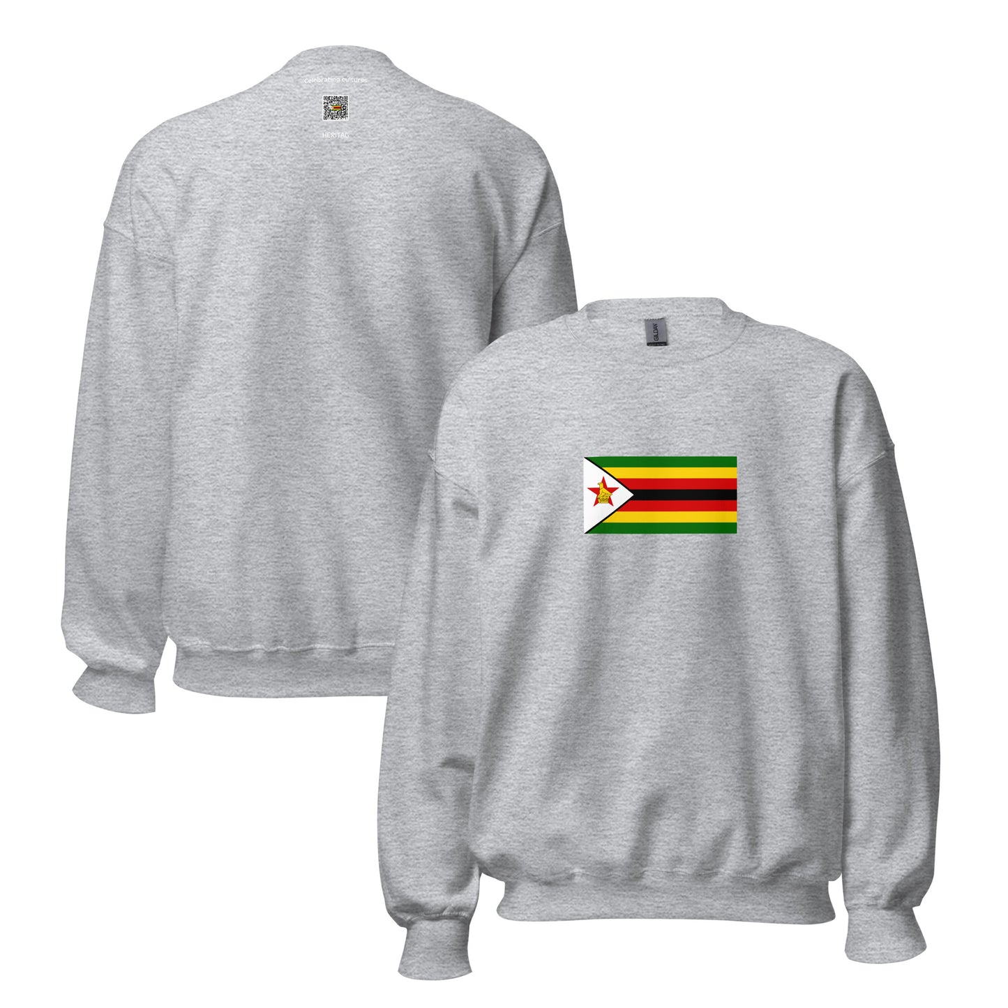 Zambia - Tonga People | Ethnic Zambian Flag Interactive Sweatshirt