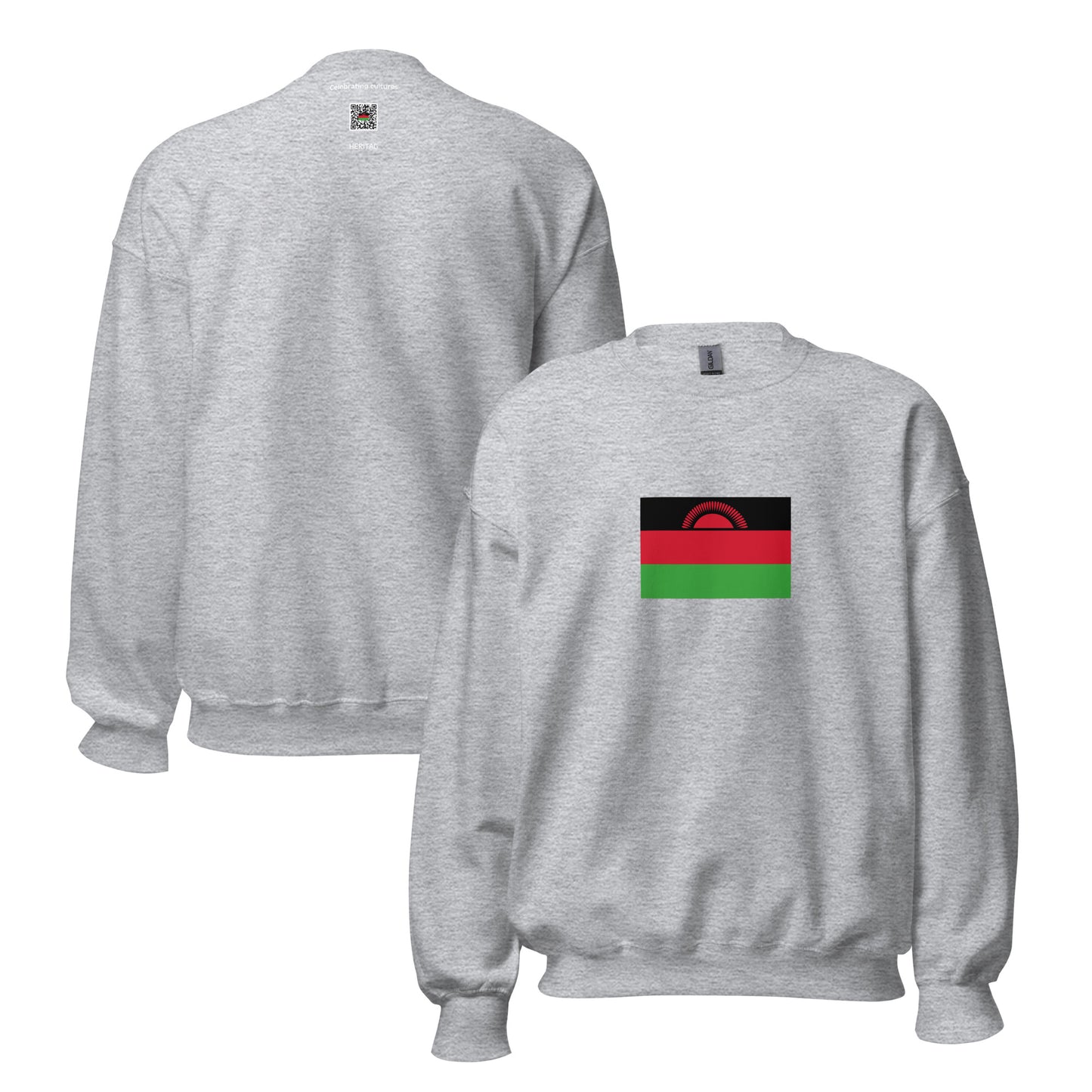 Zambia - Chewa People | Ethnic Zambian Flag Interactive Sweatshirt
