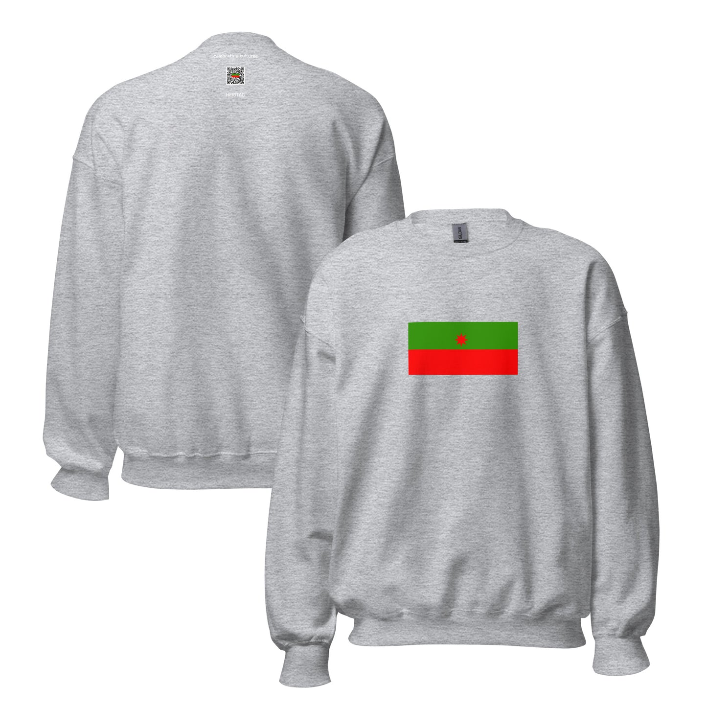 Azerbaijan - Nakhichevan Khanate (1747-1828) | Historical Azerbaijani Flag Interactive Sweatshirt