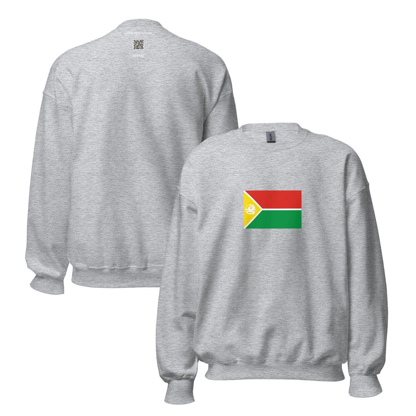 Azerbaijan - Tat People | Ethnic Azerbaijani Flag Interactive Sweatshirt