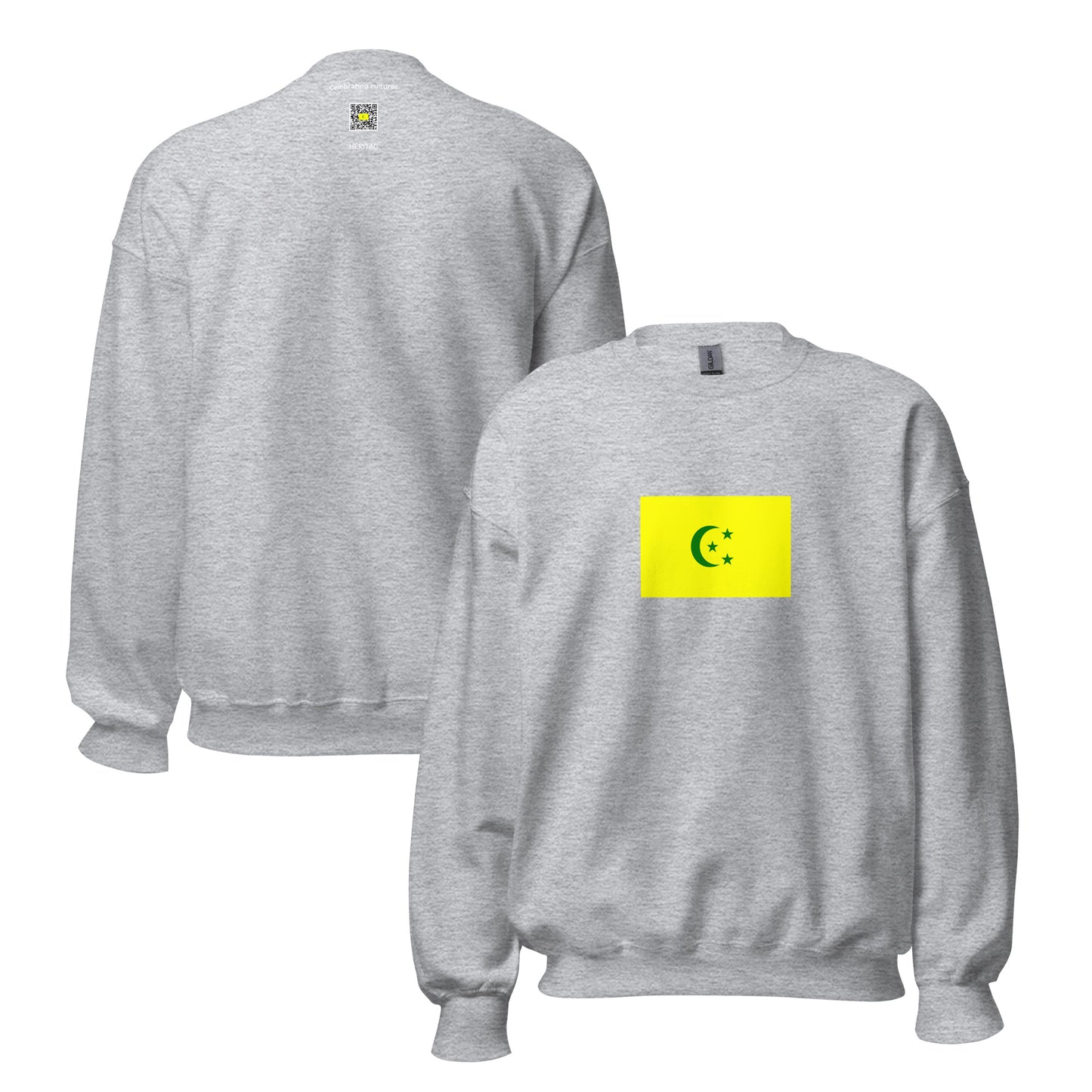 Mali - Massina Empire (1818-1862) | Historical Mali Flag Interactive Sweatshirt