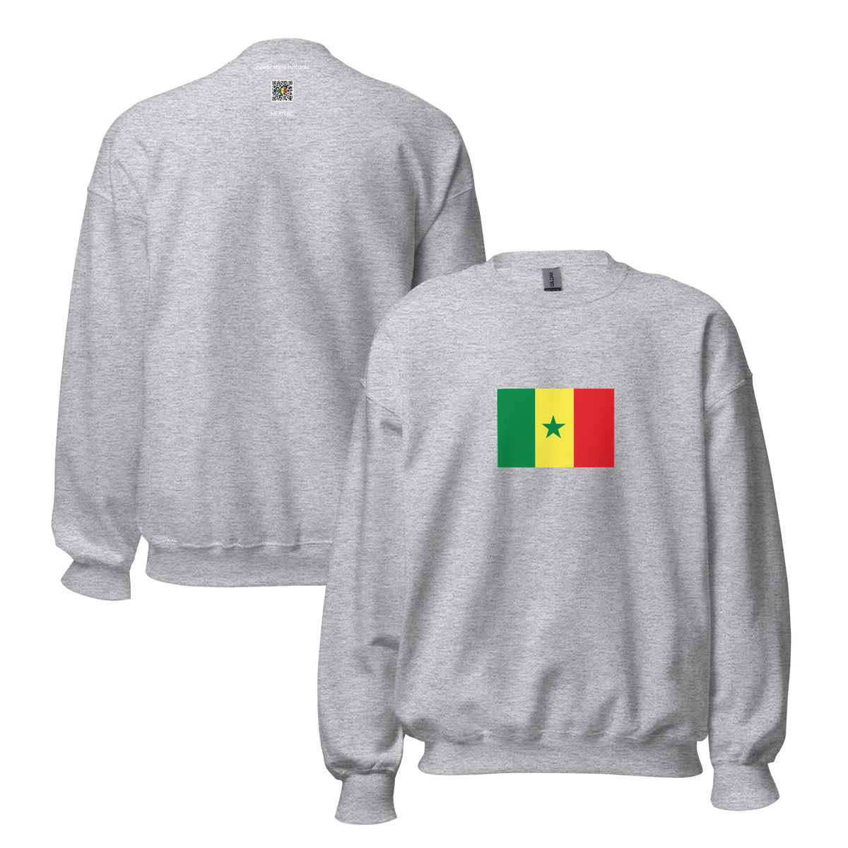 Senegal - Senegalese People | Ethnic Senegalese Flag Interactive Sweatshirt