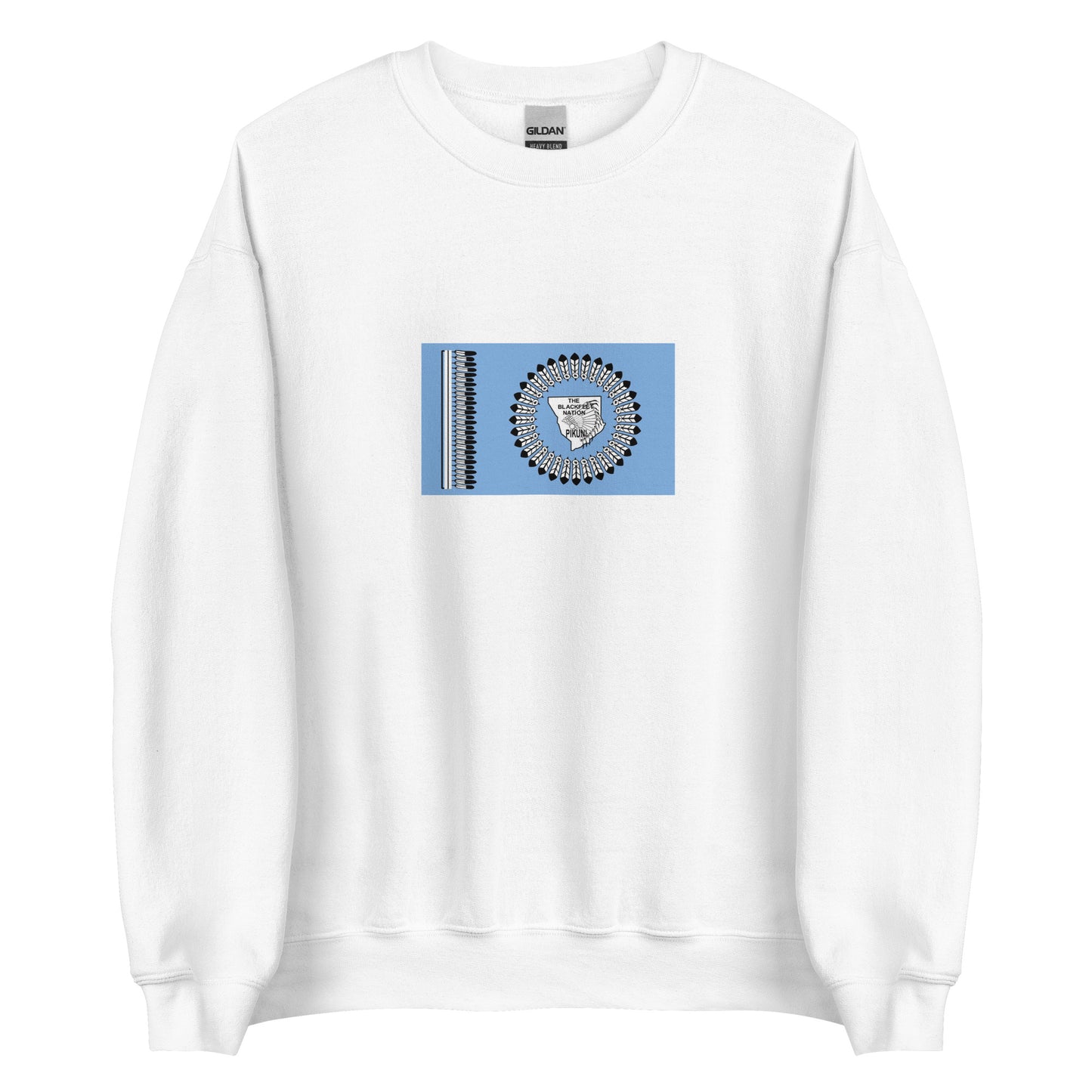 USA - Blackfeet people | Native American Flag Interactive Sweatshirt