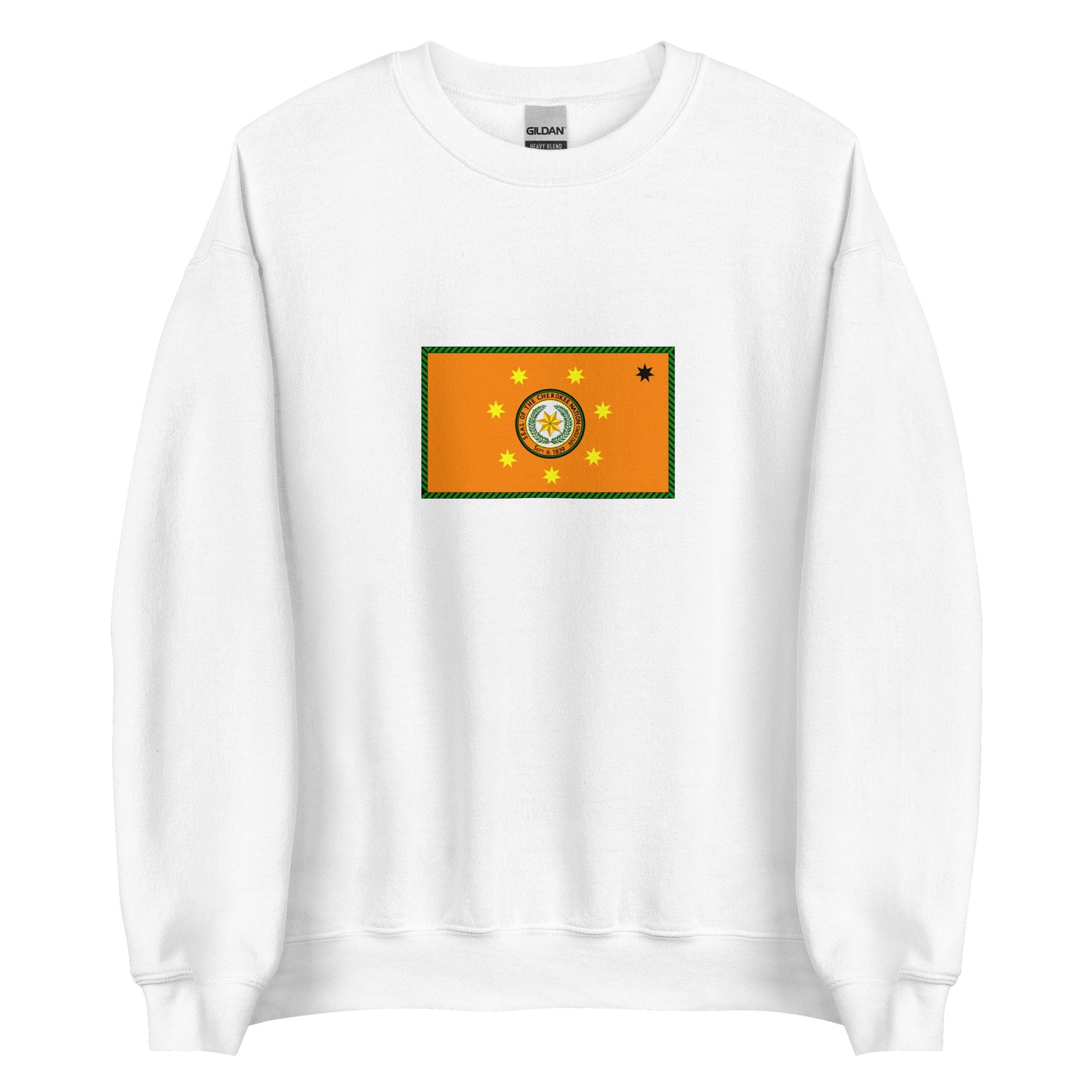 USA - Cherokees | Native American Flag Interactive Sweatshirt