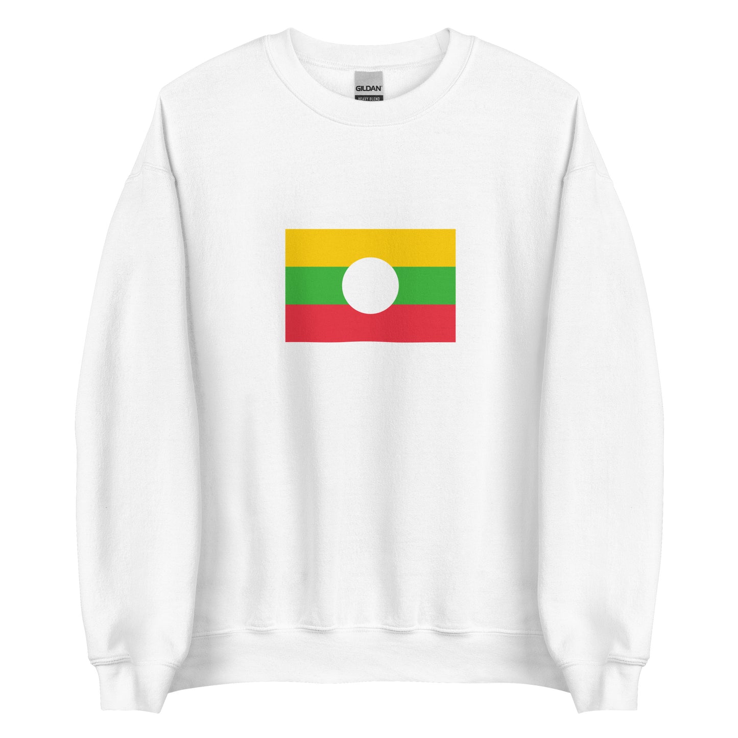 Myanmar (Burma) - Shan People | Ethnic Myanmar Flag Interactive Sweatshirt