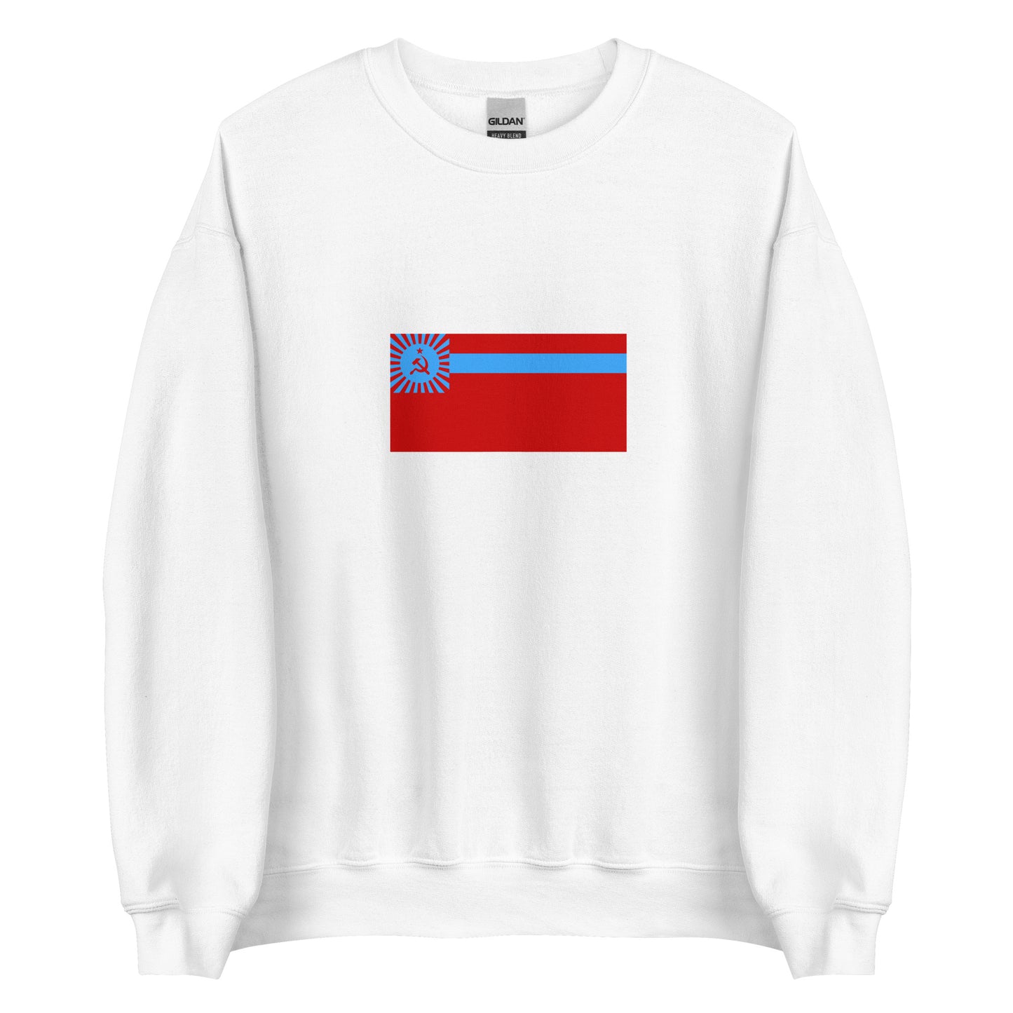 Georgia - Georgian Soviet Socialist Republic (1951-1990) | Historical Georgian Flag Interactive Sweatshirt