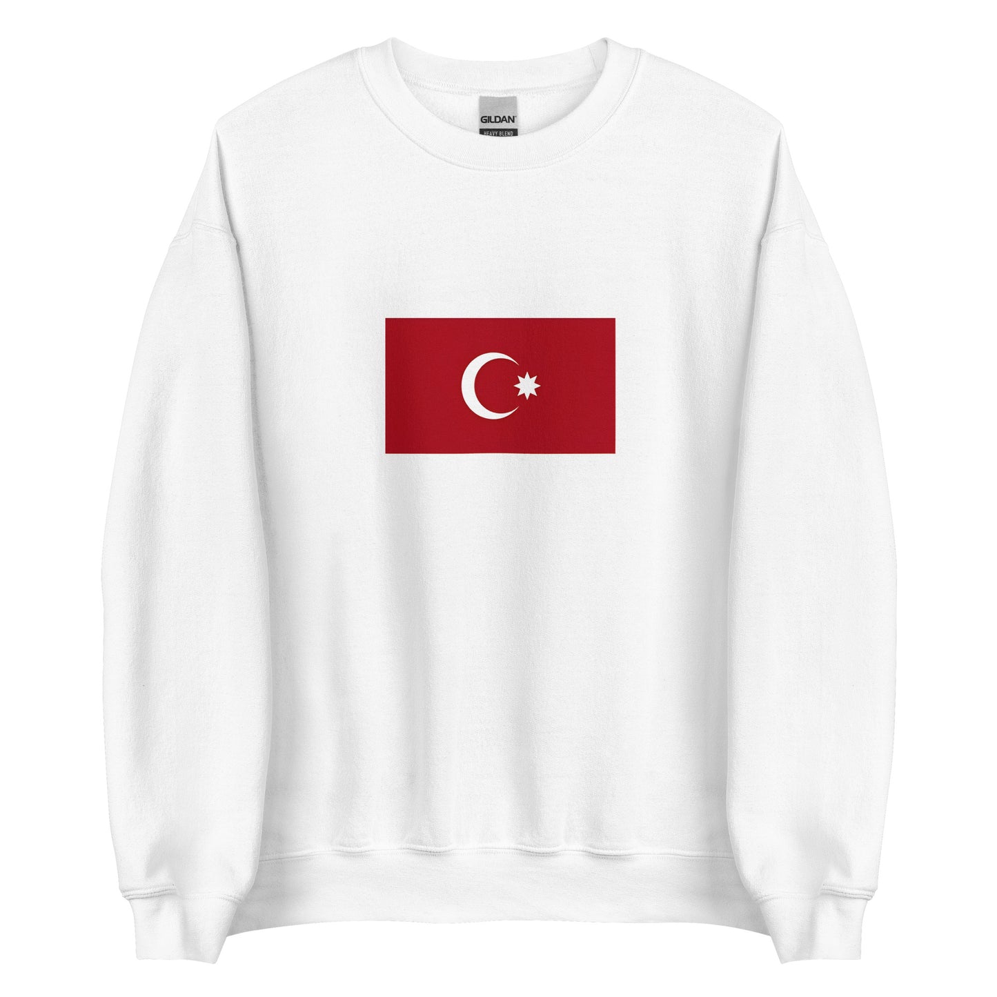 Turkey - Ottoman Empire (1914-1923) | Historical Turkish Flag Interactive Sweatshirt