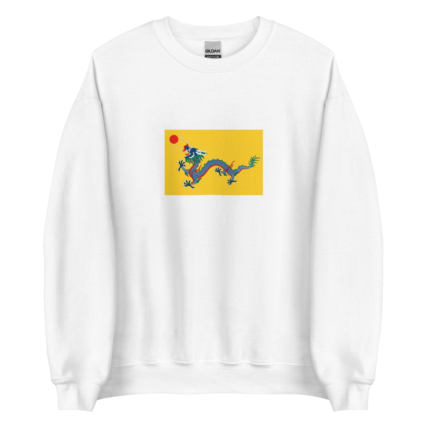 Taiwan - Qing Dynasty (1890 - 1895) | Historical Flag Unisex Sweatshirt