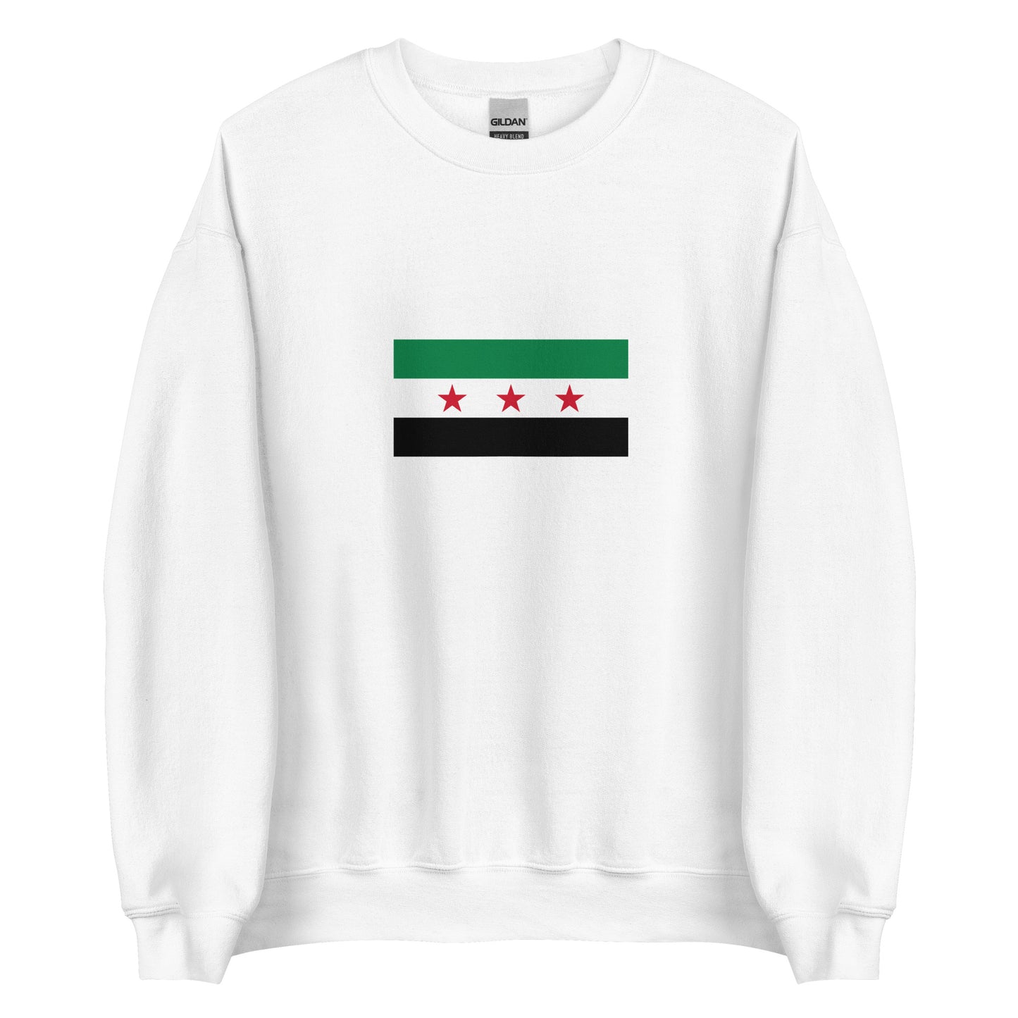 Syria - Syrian Republic (1930-1963) | Historical Syrian Flag Interactive Sweatshirt