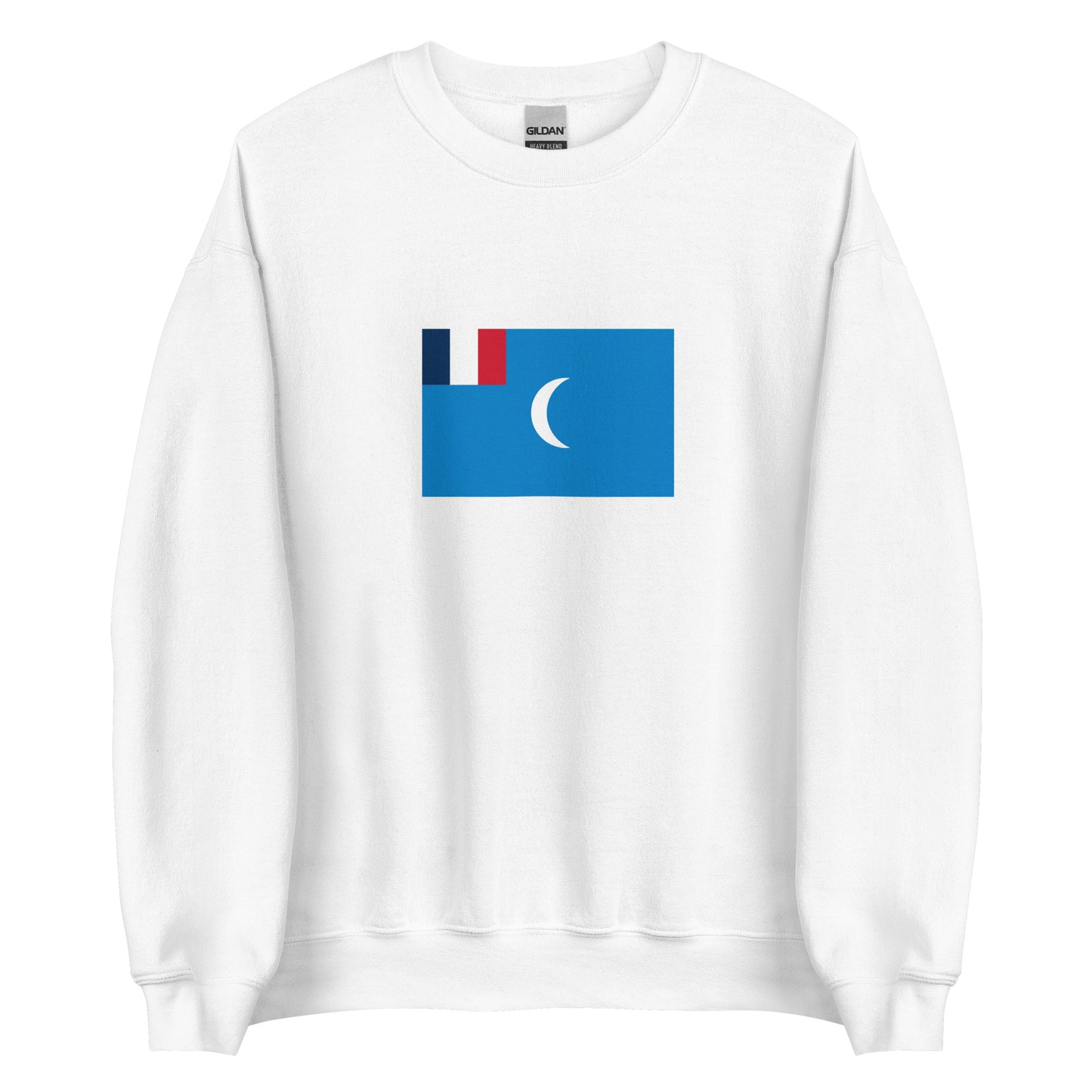 Syria - French Mandate for Syria and Lebanon (1923-1946) | Historical Syrian Flag Interactive Sweatshirt