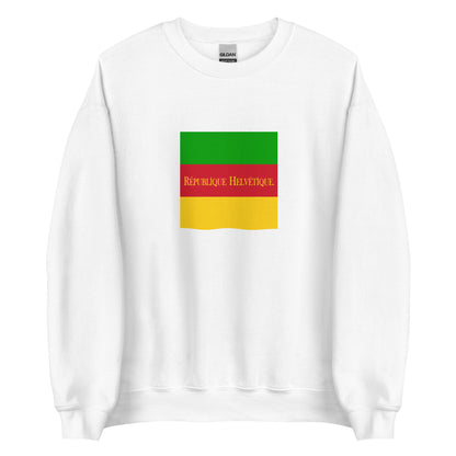 Switzerland - Helvetic Republic (1798-1803) | Historical Suisse Flag Interactive Sweatshirt