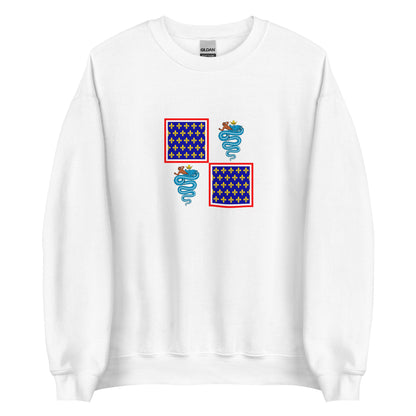 Switzerland - Duchy of Milan under the Kingdom of France (1499-1512) | Historical Suisse Flag Interactive Sweatshirt