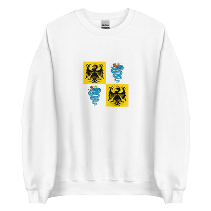 Switzerland - Duchy of Milan under the Holy Roman Empire (1395-1499) | Historical Suisse Flag Interactive Sweatshirt