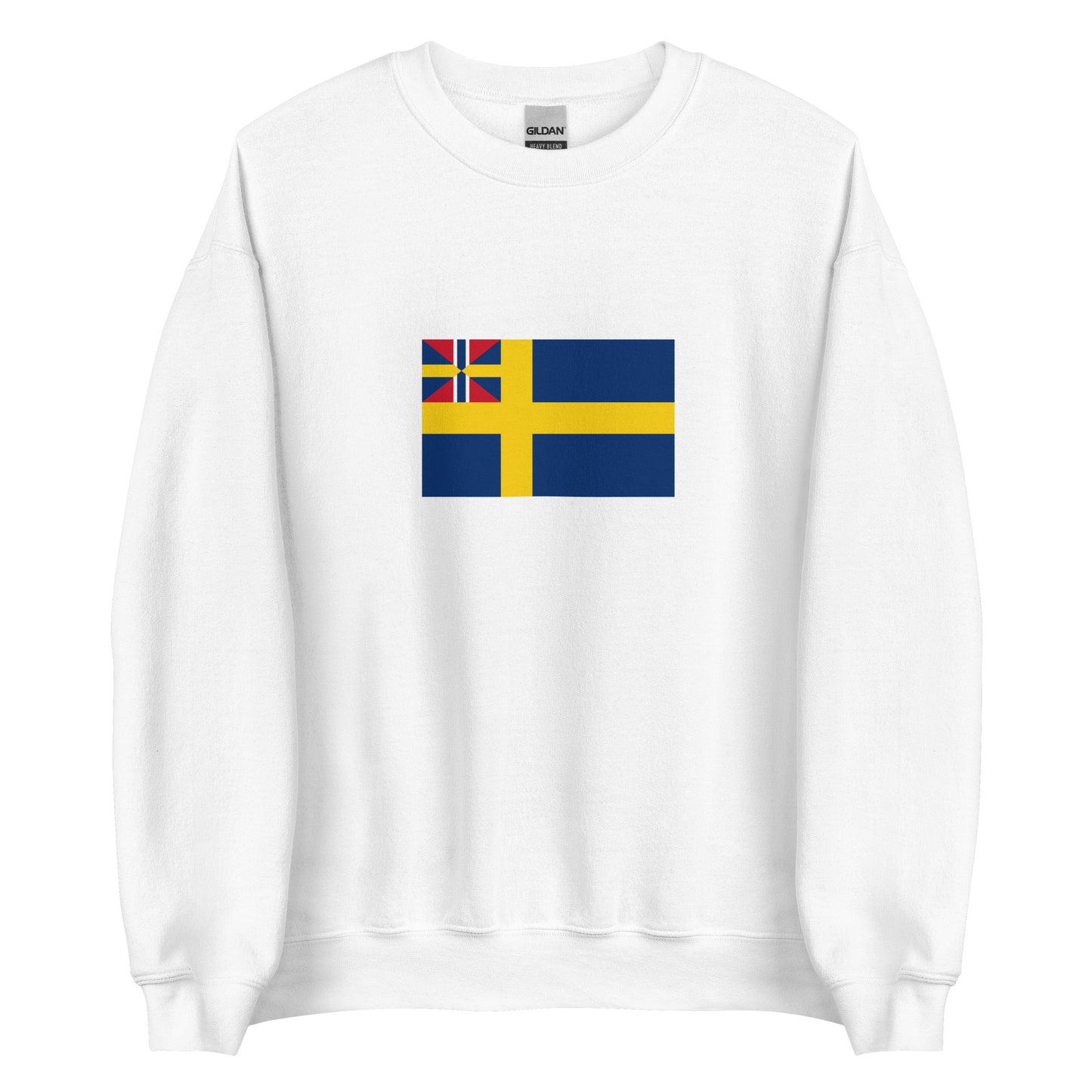 Sweden - United Kingdoms of Sweden and Norway (1814-1905) | Historical Swedish Flag Interactive Sweatshirt