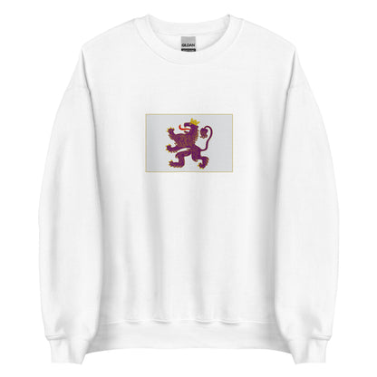Spain - Kingdom of Leon (910-1833) | Historical Spanish Flag Interactive Sweatshirt
