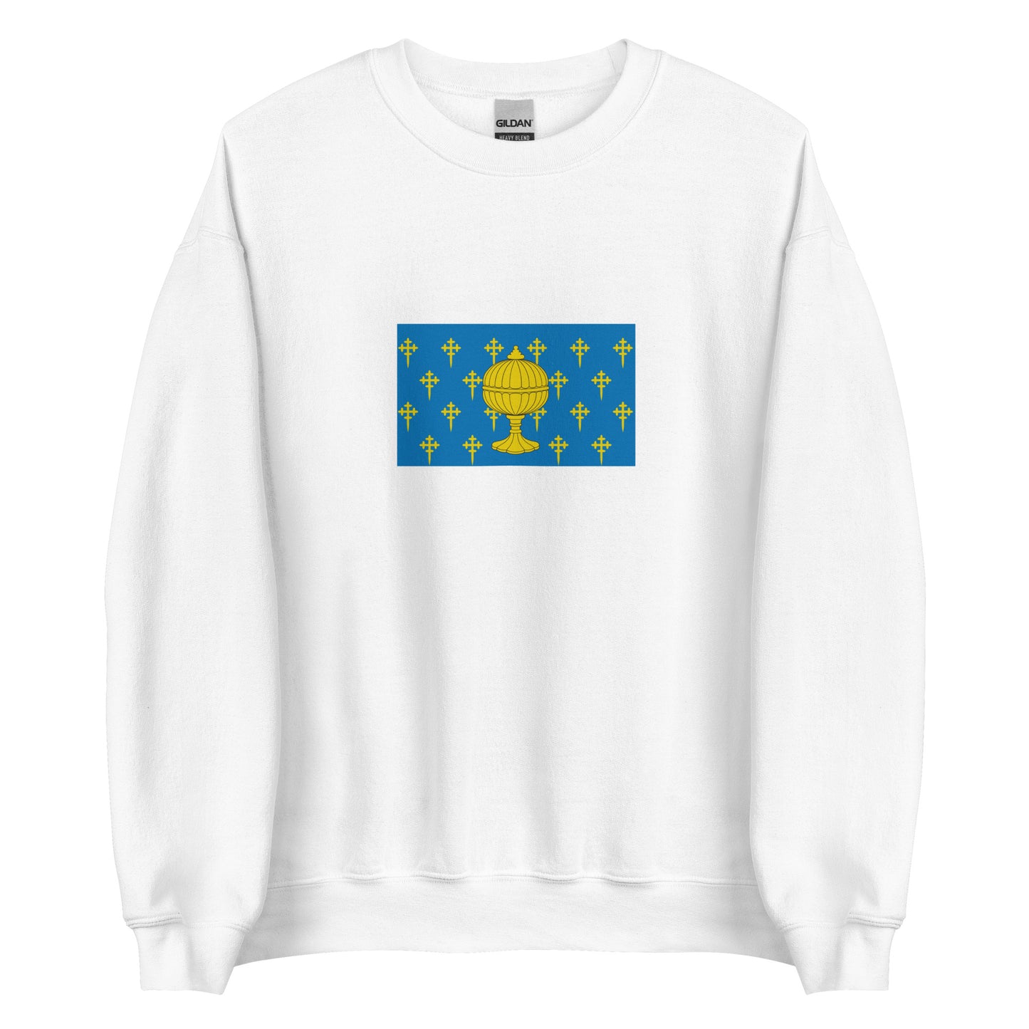 Spain - Suebic Kingdom of Galicia (409-585) | Historical Spanish Flag Interactive Sweatshirt