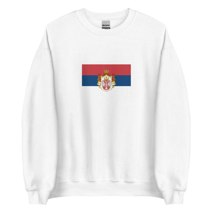 Serbia - Kingdom of Serbia (1882-1918) | Historical Serbian Flag Interactive Sweatshirt