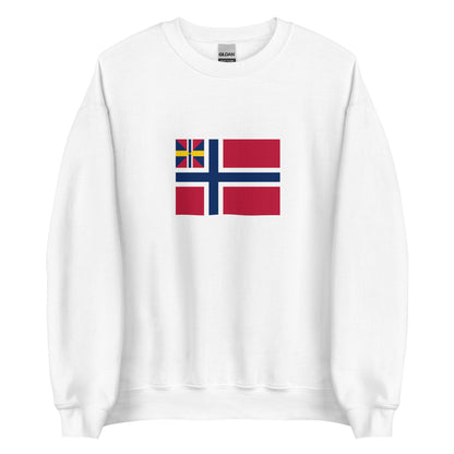 Norway - United Kingdoms of Sweden and Norway (1844-1899) | Historical Norwegian Flag Interactive Sweatshirt