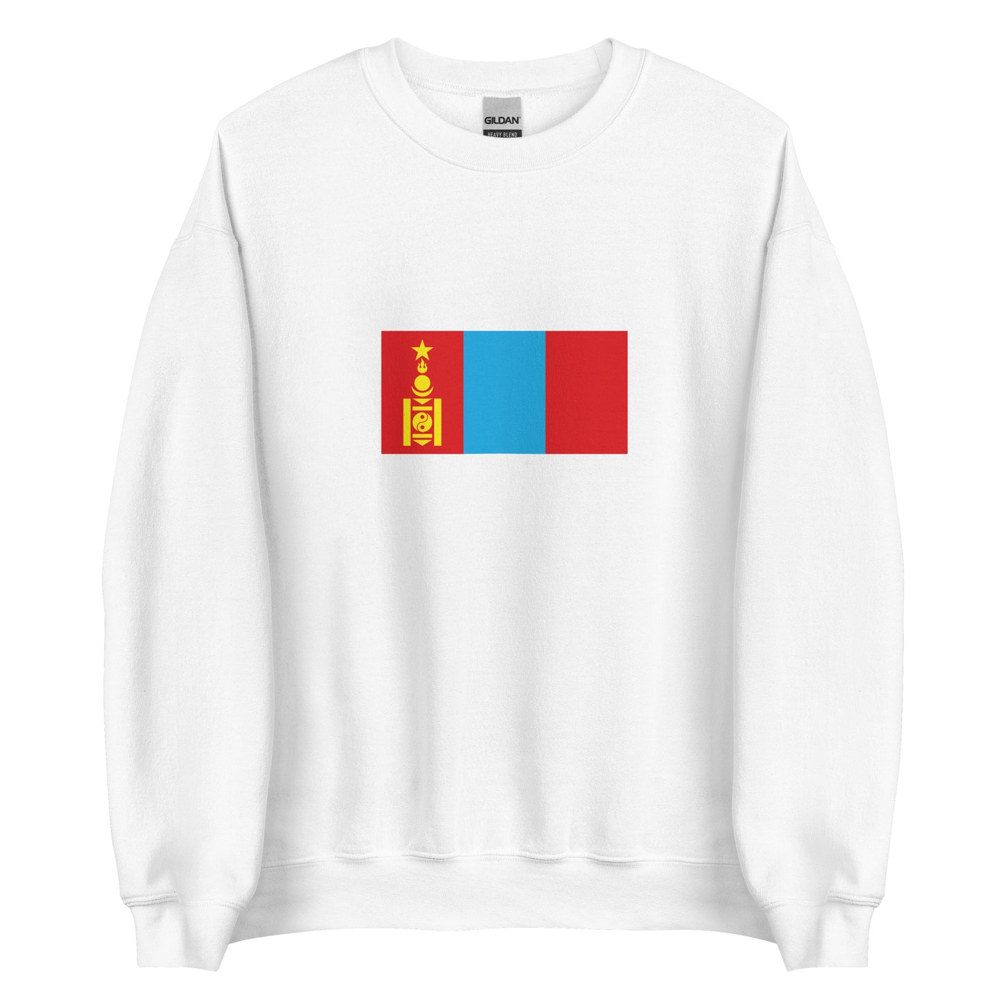 Mongolia - Mongolian People's Republic (1945-1992) | Historical Mongolian Flag Interactive Sweatshirt