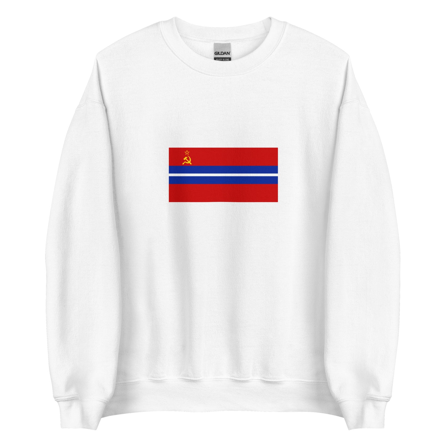 Kyrgyzstan - Kyrgyz Soviet Socialist Republic (1936 - 1990) | Historical Flag Unisex Sweatshirt