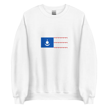 Kyrgyzstan - Mongol Empire (1220-1294) | Historical Kyrgyz Flag Interactive Sweatshirt