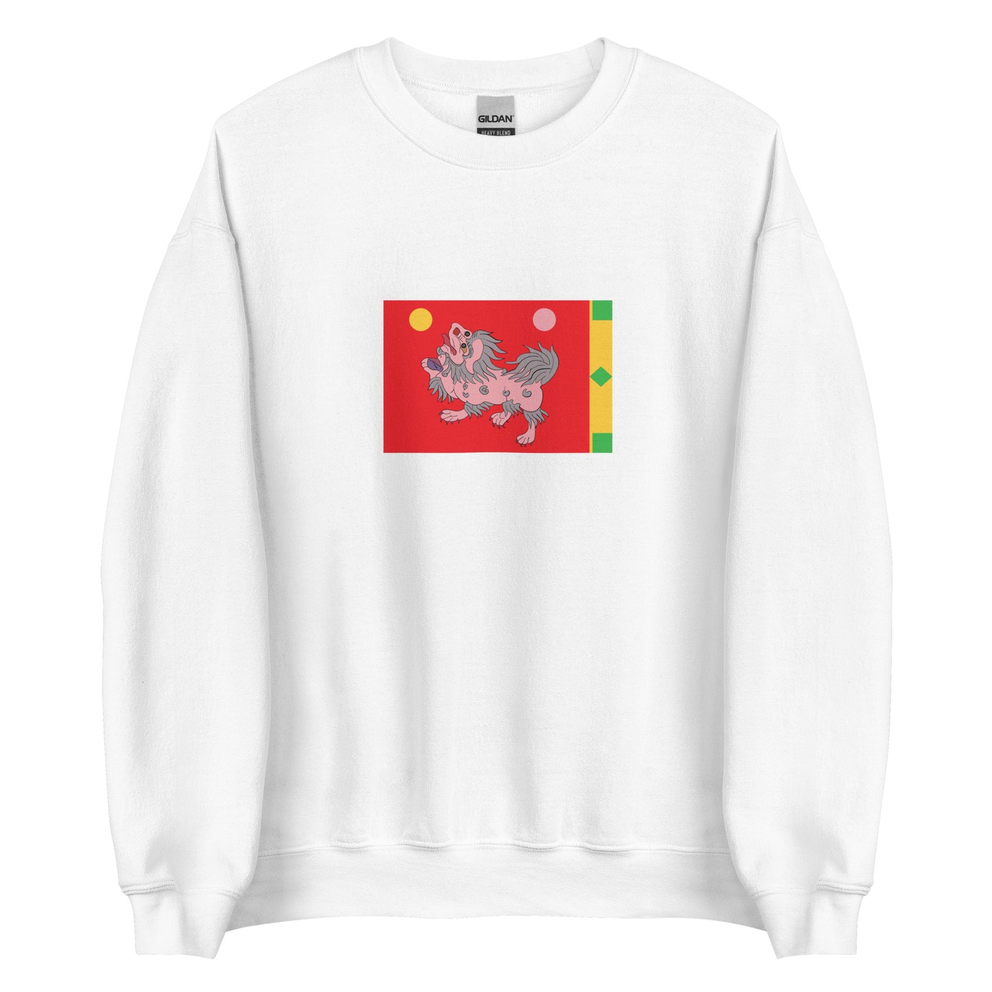 Kyrgyzstan - Tibetan Empire (670 - 692) | Historical Flag Unisex Sweatshirt