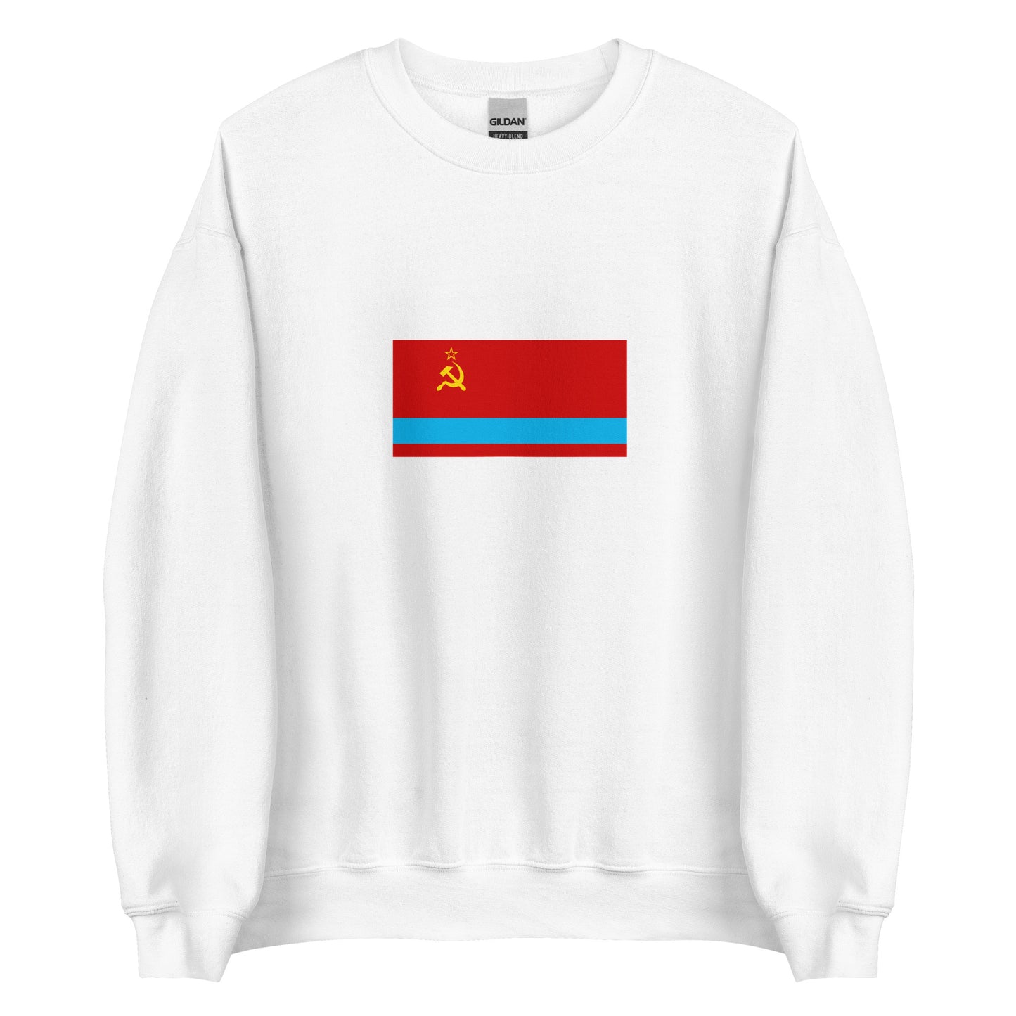 Kazakhstan - Kazakh Soviet Socialist Republic (1941-1991) | Historical Kazakh Flag Interactive Sweatshirt