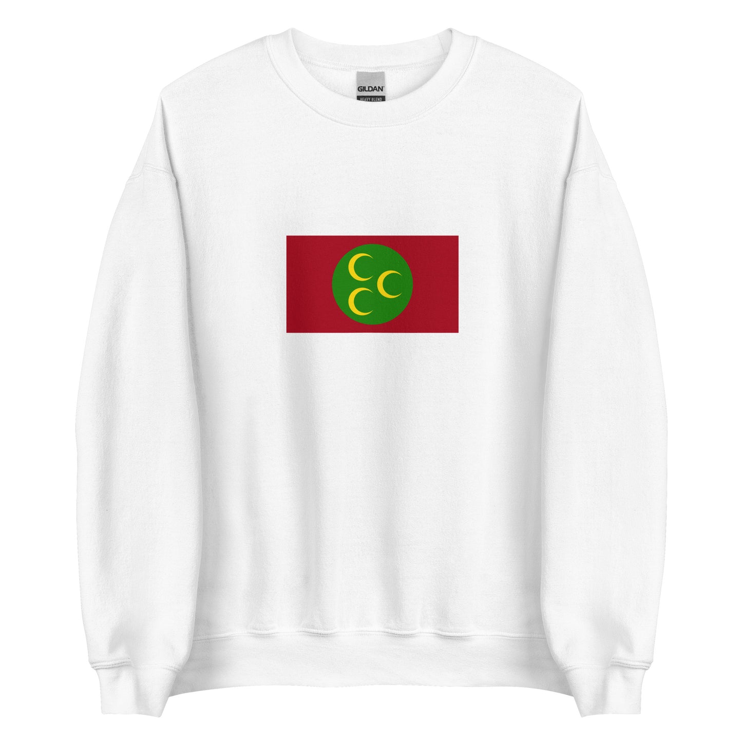 Jordan - Ottoman Syria (1516-1918) | Historical Jordanian Flag Interactive Sweatshirt