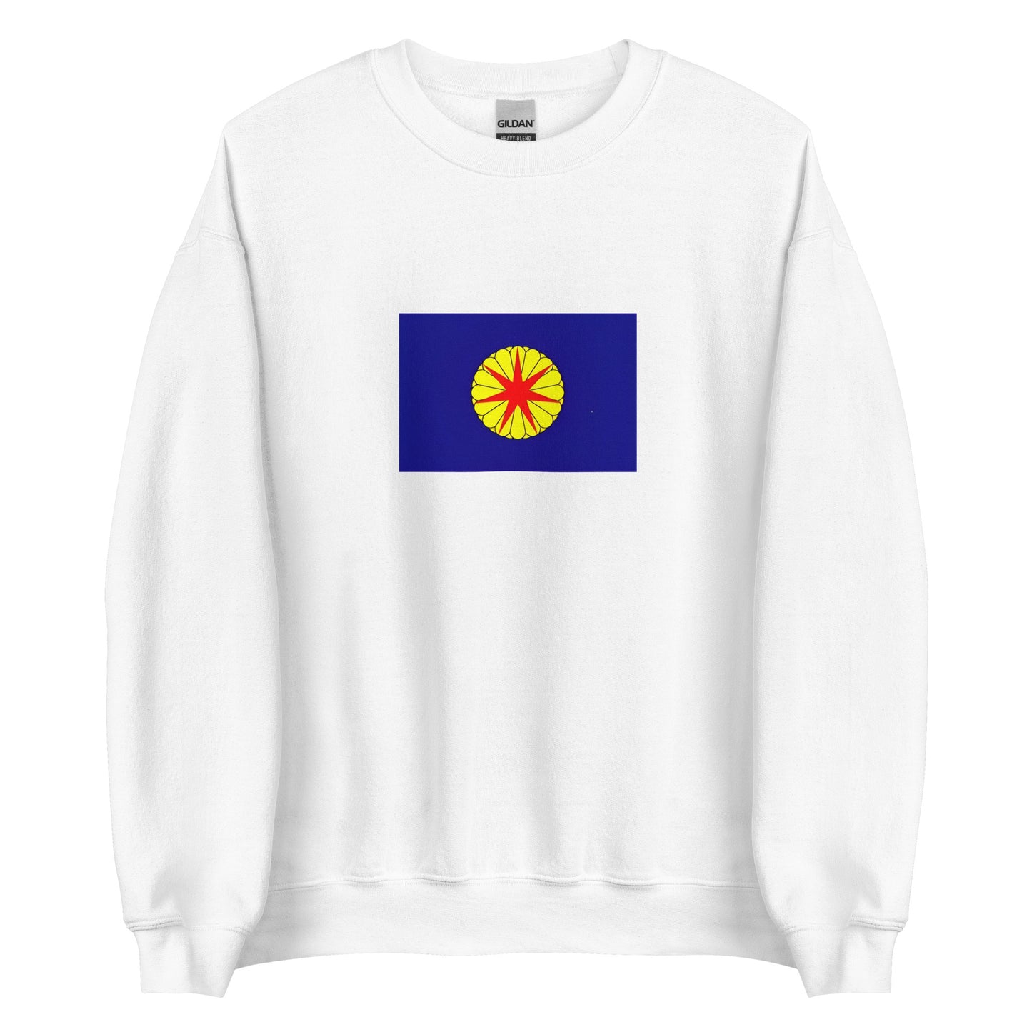 Japan - Republic of Ezo (1869-1869) | Historical Japanese Flag Interactive Sweatshirt