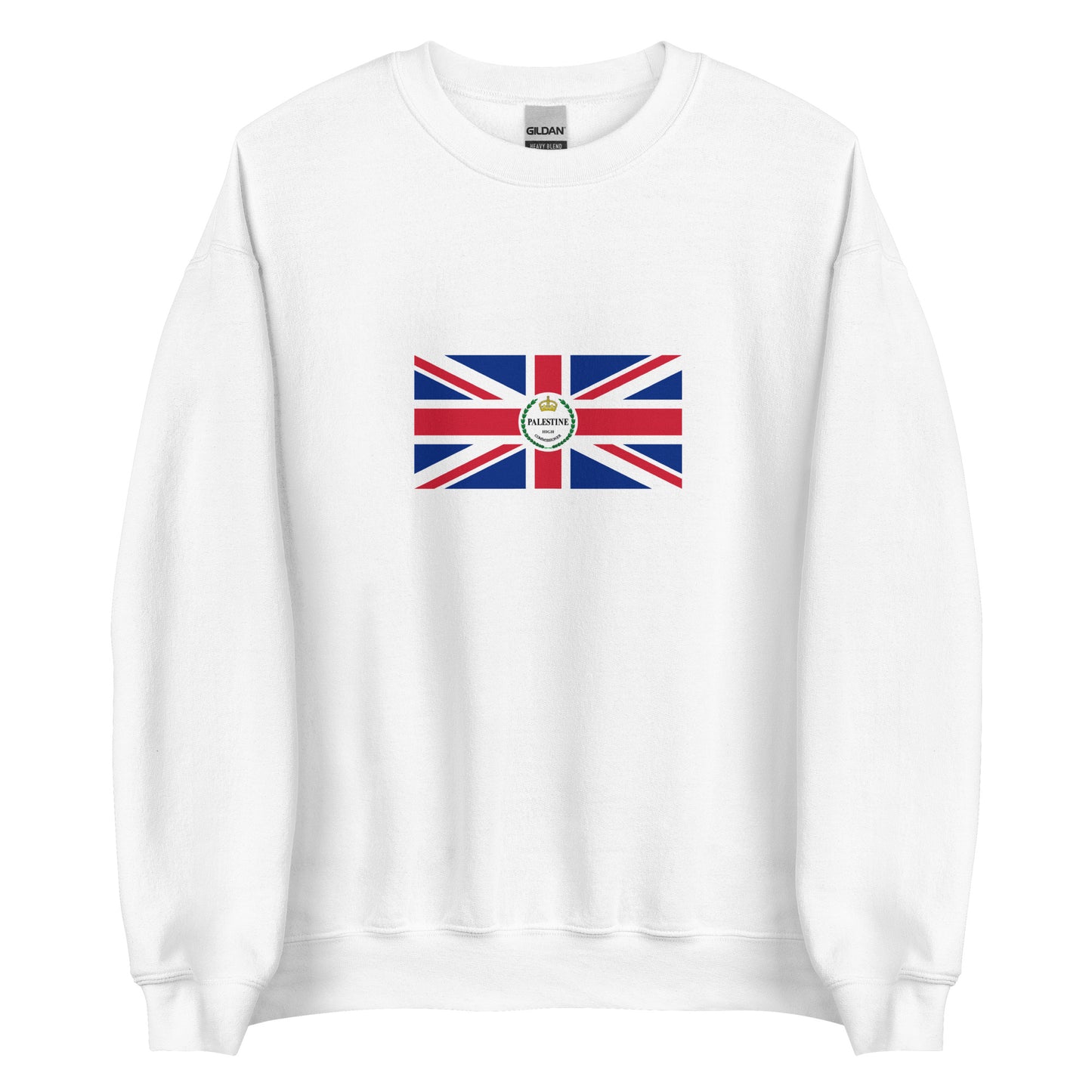 Israel - Higher Commissioner for Palestine and Transjordan (1920-1948) | Historical Israeli Flag Interactive Sweatshirt