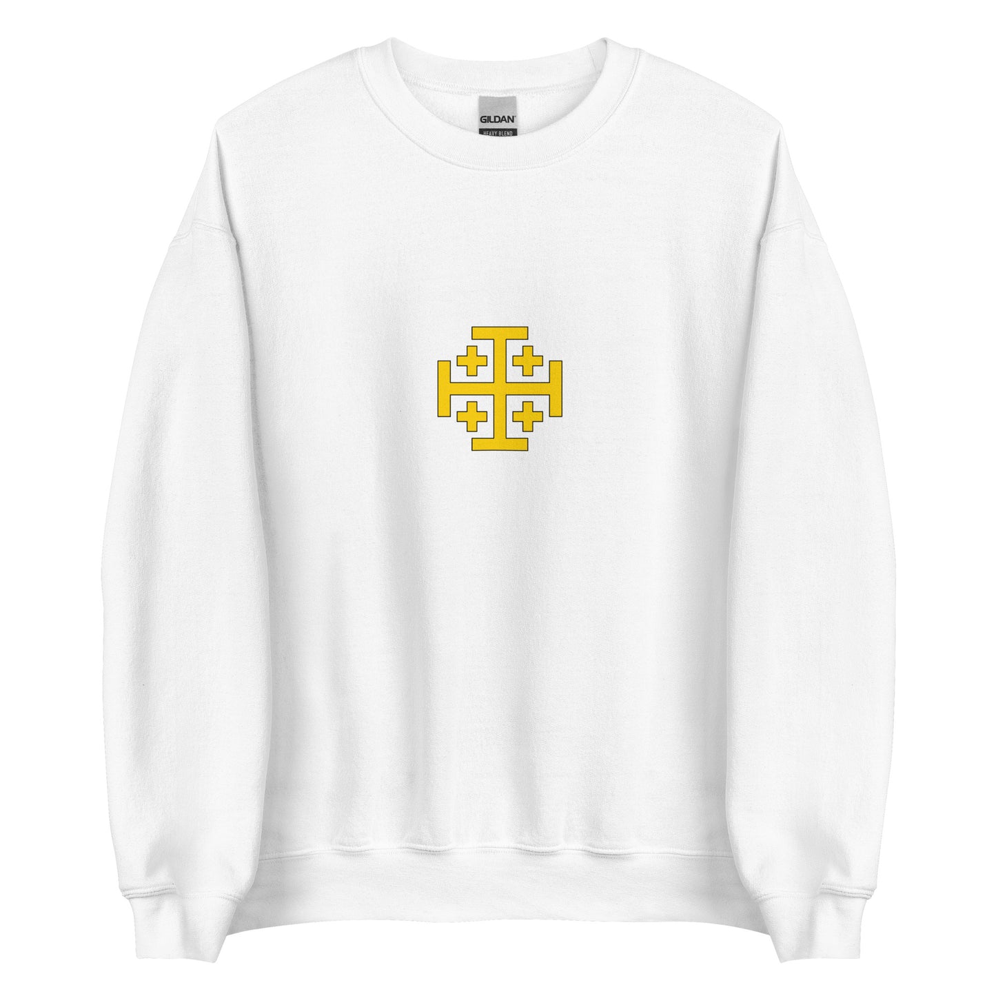 Israel - Kingdom of Jerusalem (1099-1291) | Historical Israeli Flag Interactive Sweatshirt