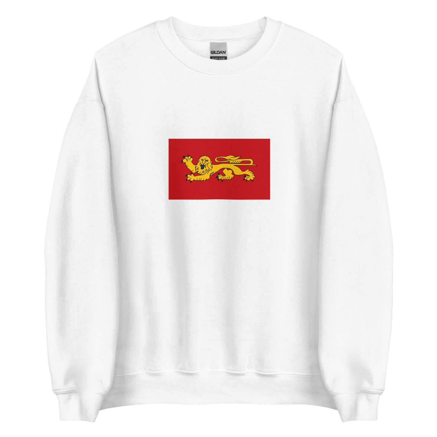 France - Occitania Duchy of Acquitaine (602-1453) | Historical French Flag Interactive Sweatshirt