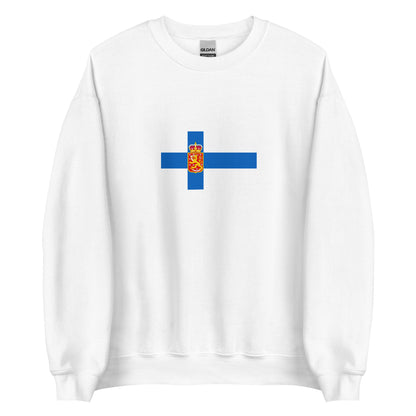 Finland - Kingdom of Finland (1918-1920) | Historical Finnish Flag Interactive Sweatshirt