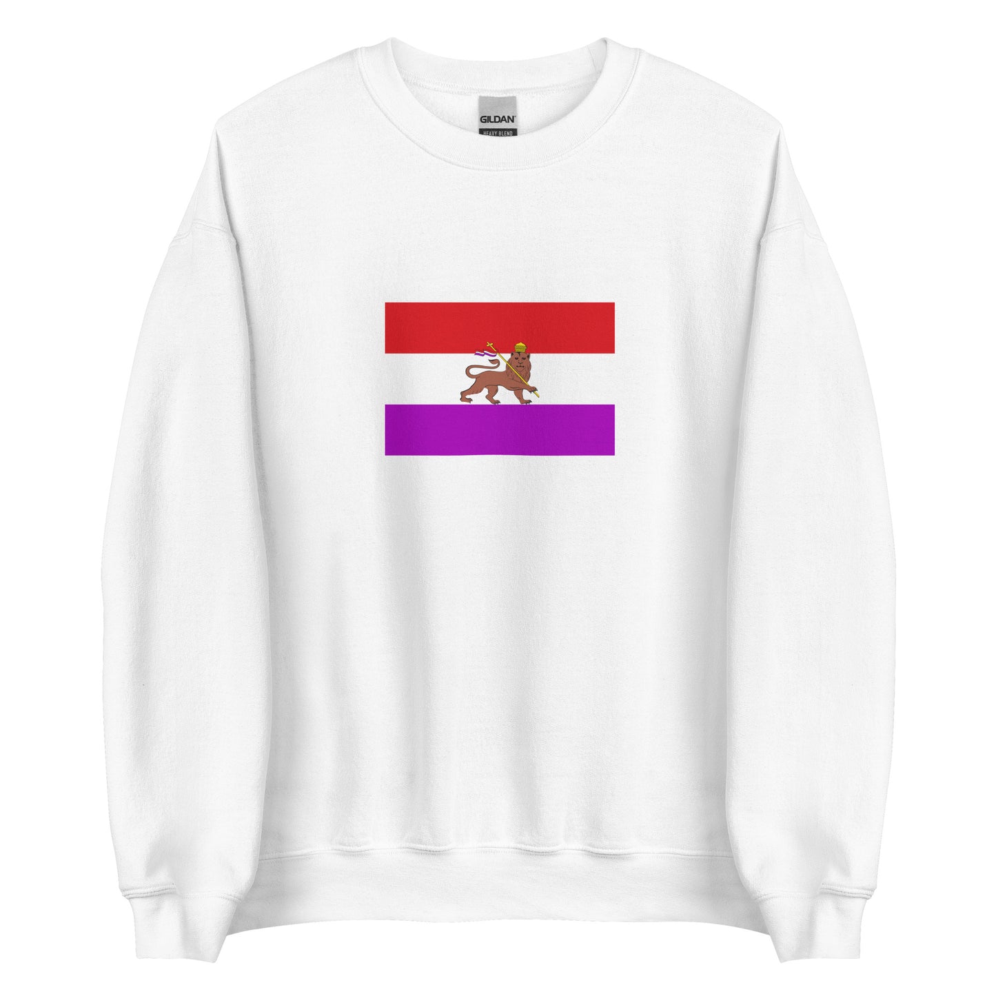 Ethiopia - Ethiopian Empire (1876-1881) | Historical Ethiopian Flag Interactive Sweatshirt