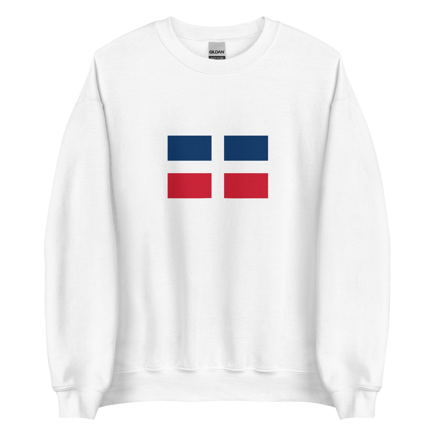 Dominican Republic - First Dominican Republic (1844-1861) | Historical Dominican Flag Interactive Sweatshirt